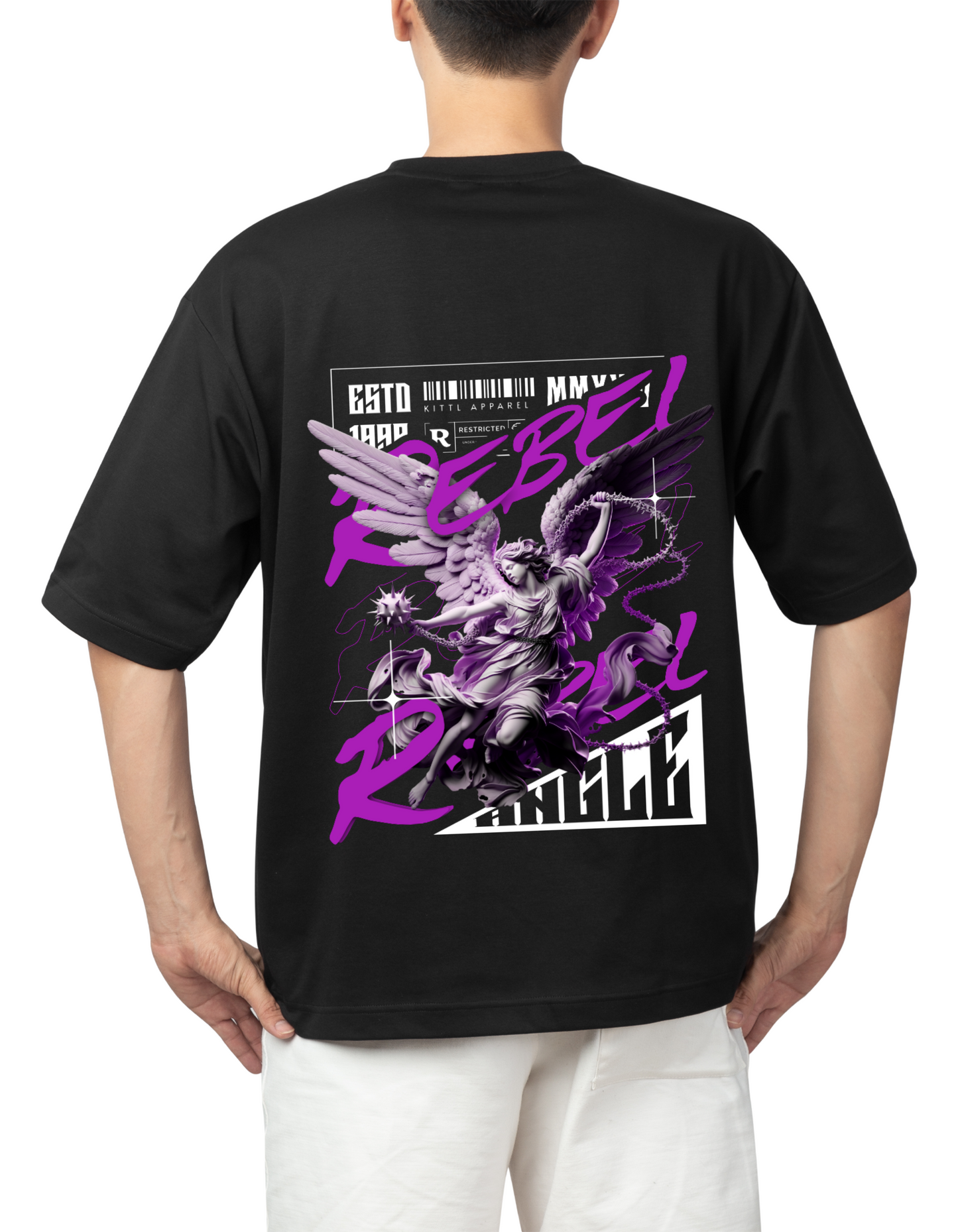 Rebel Angle Men's Oversized Tee