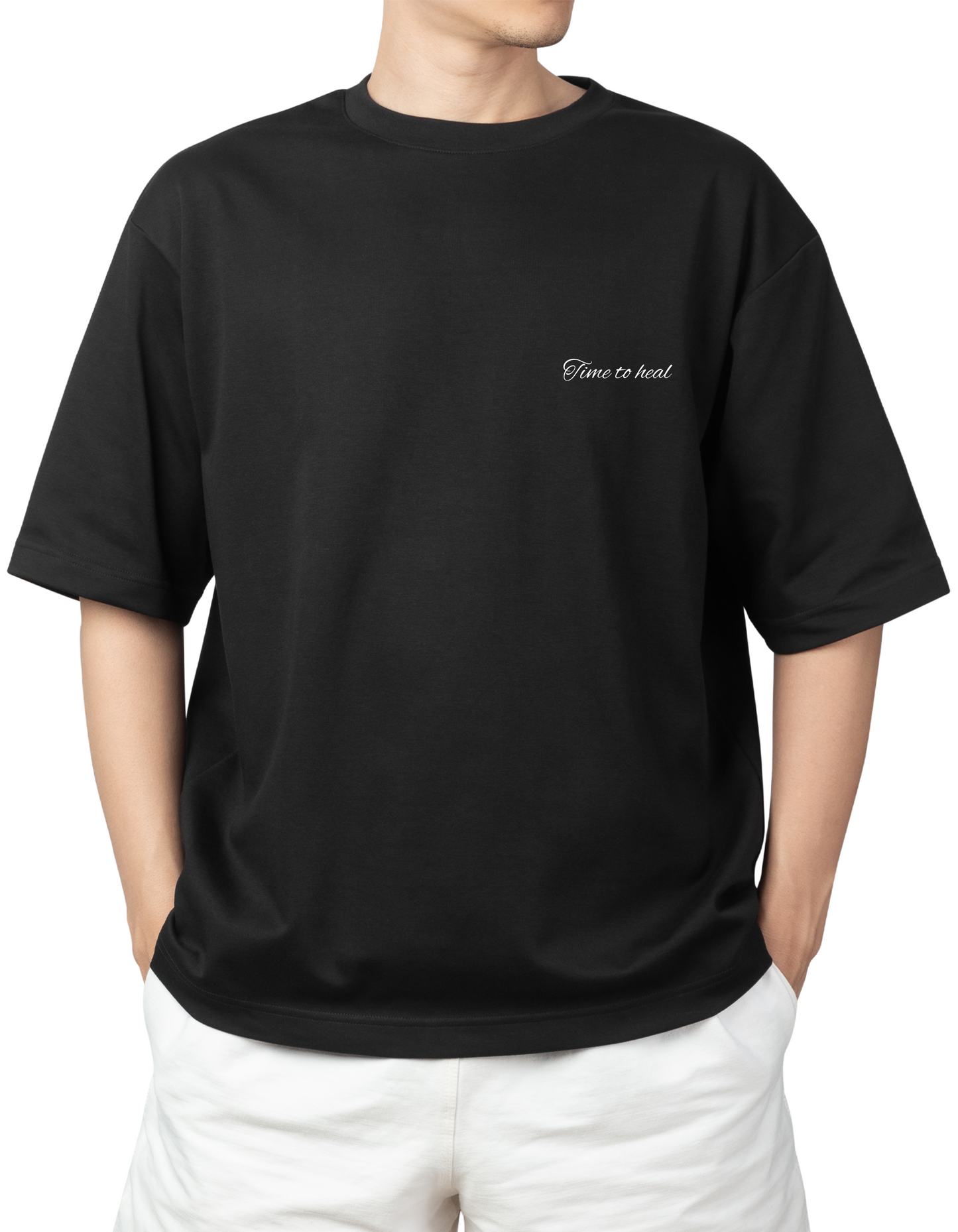 Time To Heal Men's Oversized Tee