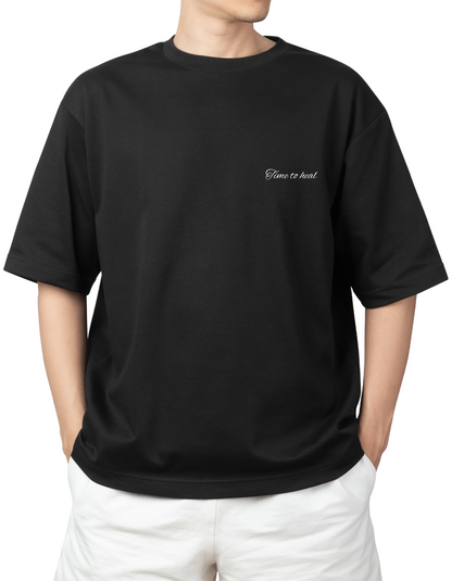 Time To Heal Men's Oversized Tee