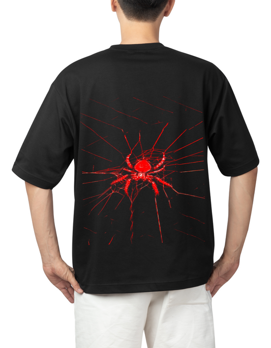 Spider's Web Men's Oversized Tee