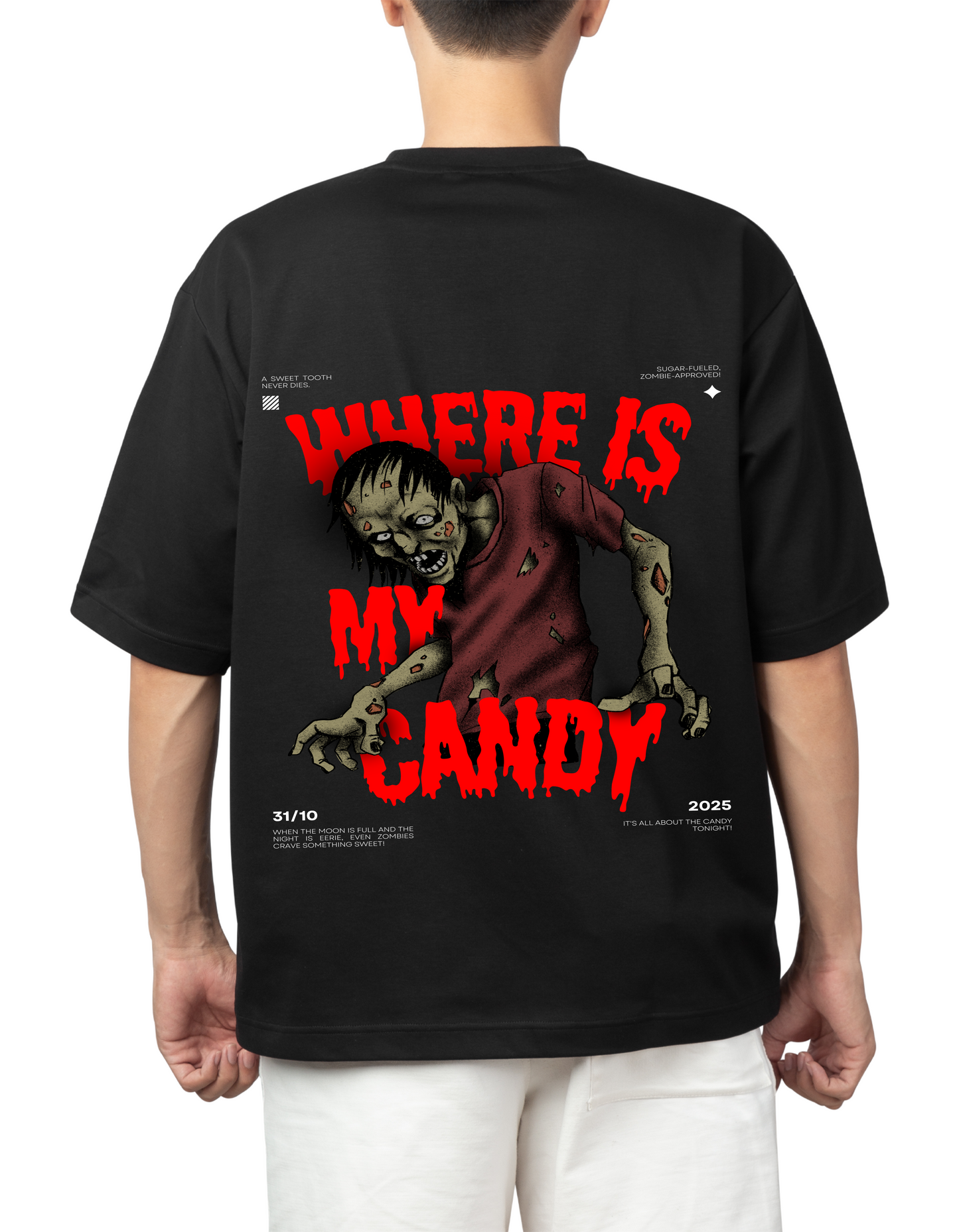 Mad Zombie Men's Oversized Tee