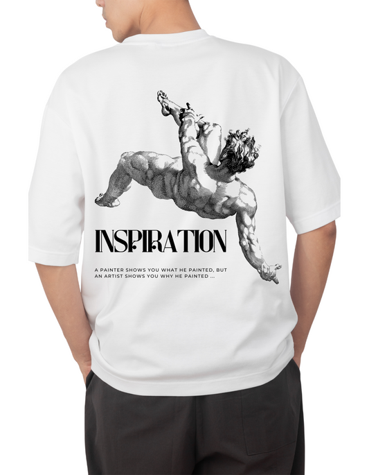 Man Falling Men's Oversized Tee